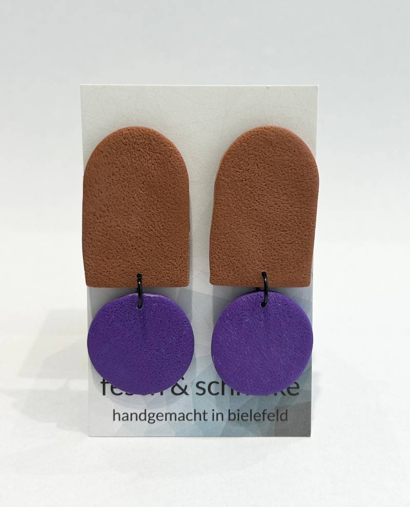 Großer Ohrschmuck, Polymerton Nickelfrei Großer Ohrschmuck, Polymerton Nickelfrei von FeschSchniekeSchmuck