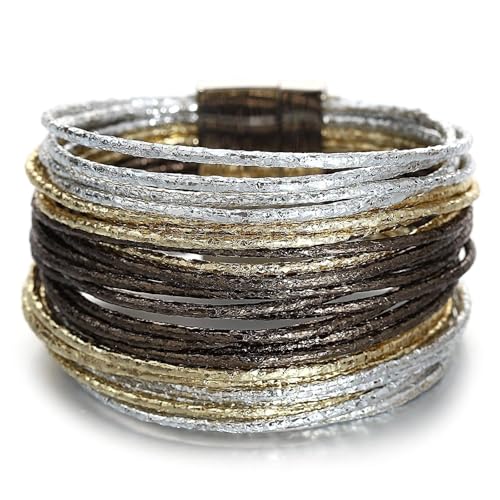 Fesciory Leoparden-Armband für Damen, Boho-Leder-Wickelband, mehrschichtiges Perlen-Kristall-Armband, Armreif, Schmuck, One Size, Leder, Achat Fesciory Leoparden-Armband für Damen, Boho-Leder-Wickelband, mehrschichtiges Perlen-Kristall-Armband, Armreif, Schmuck, One Size, Leder, Achat von Fesciory