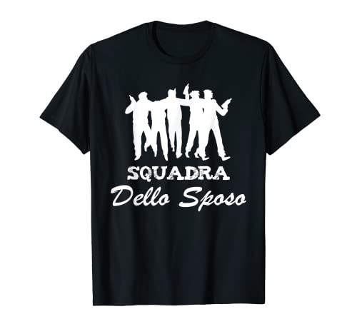 Herren Bräutigam Squod Der Partei Heiraten Party Abschied Auf Zölibat T-Shirt Herren Bräutigam Squod Der Partei Heiraten Party Abschied Auf Zölibat T-Shirt von Festa Addio Al Celibato Sposo Squod