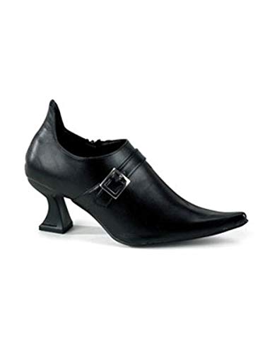 1 Paar Kostümschuhe Hexe,schwarz Gr. 38 von Festartikel-Müller