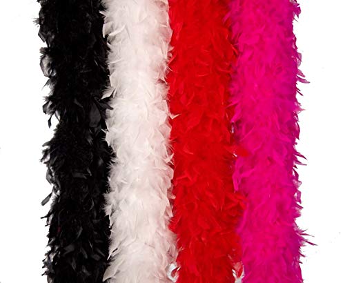 Festartikel-Müller - Federboa, 190 cm, ca. 150 g, rot von Festartikel-Müller