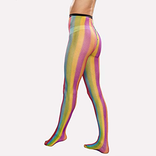 Festartikel Müller Netzstrumpfhose, Regenbogenfarben, Größe Univ. von Festartikel Müller