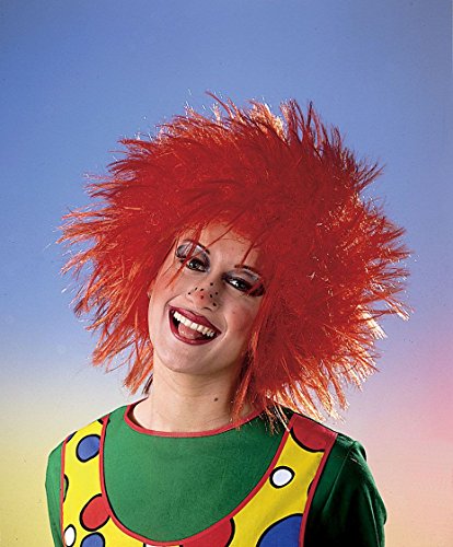 Perücke Nina Karneval Fasching, Perücken:orange von Festartikel-Müller