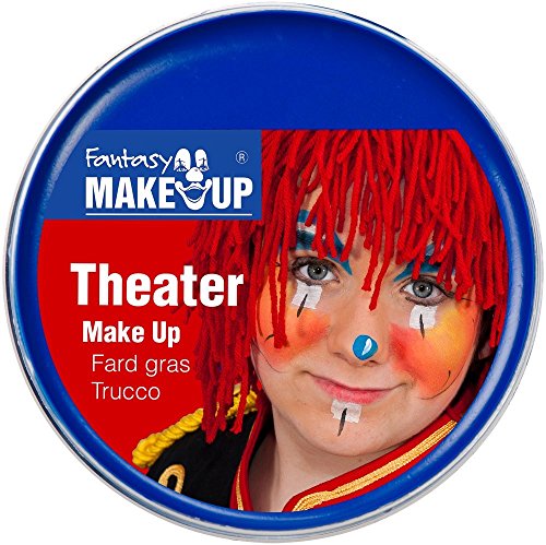 Theater Make Up Farbe blau 25 g Fasching Halloween Schminke von Festartikel Müller