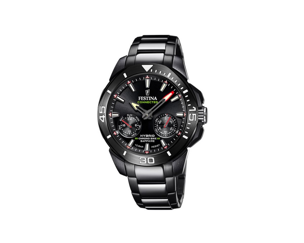 Festina Connected Chronograph Festina Herrenarmbanduhr F20648/1 Connected Chrono Bike Hybrid Set, (1-tlg) von Festina Connected