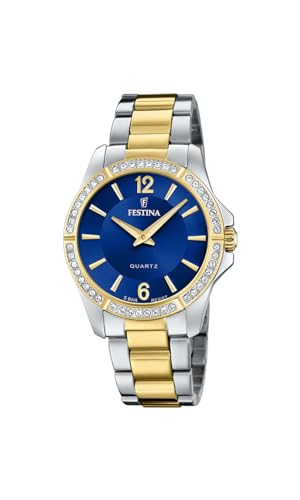 Festina Damen Analog Quarz Uhr mit Edelstahl Armband F20594/2 Festina Damen Analog Quarz Uhr mit Edelstahl Armband F20594/2 von Festina