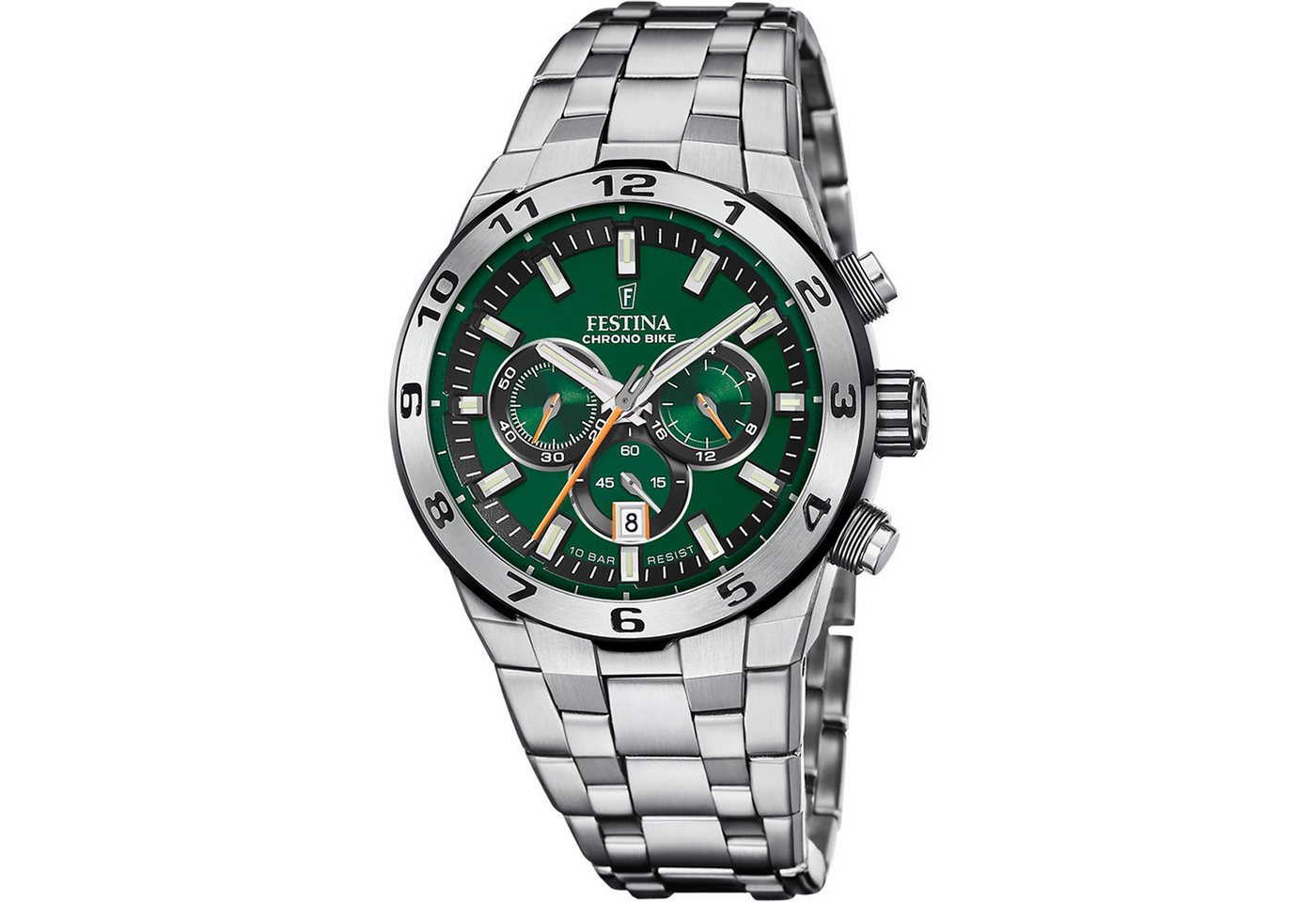 Festina Chronograph Chrono Bike 2024 – Herrenuhr mit Edelstahlarmband, F20670/2, Quarzuhr mit Stoppfunktion Festina Chronograph Chrono Bike 2024 – Herrenuhr mit Edelstahlarmband, F20670/2, Quarzuhr mit Stoppfunktion von Festina