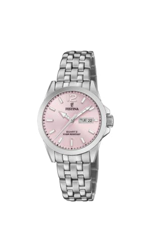 Festina Damen Analog Quarz Uhr mit Edelstahl Armband F20455/2 von Festina