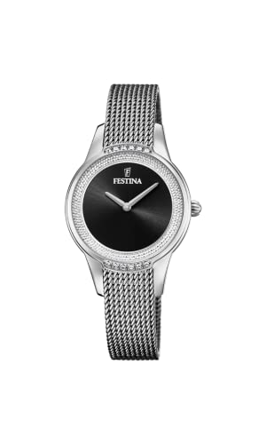 Festina Damen Analog Quarz Uhr mit Edelstahl Armband F20494/3 von Festina