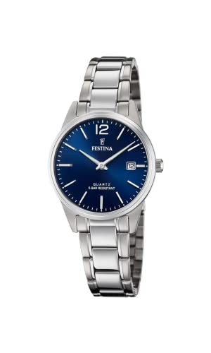 Festina Herren Analog Quarz Uhr mit Edelstahl Armband F20509/3 von Festina