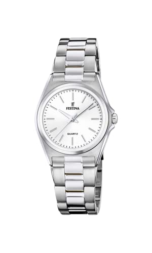 Festina Damen Analog Quarz Uhr mit Edelstahl Armband F20553/2 von Festina