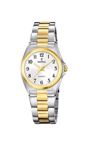 Festina Damen Analog Quarz Uhr mit Edelstahl Armband F20556/1 von Festina