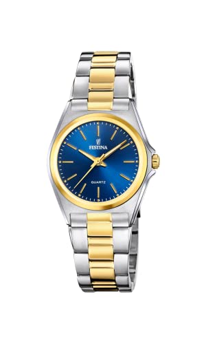 Festina Damen Analog Quarz Uhr mit Edelstahl Armband F20556/4 von Festina