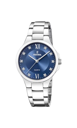 Festina Damen Analog Quarz Uhr mit Edelstahl Armband F20582/3 von Festina