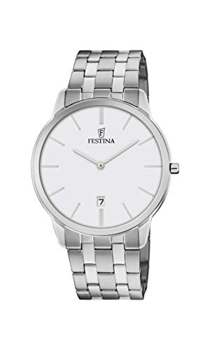 Festina Damen Analog Quarz Uhr mit Edelstahl Armband F6868/1 von Festina