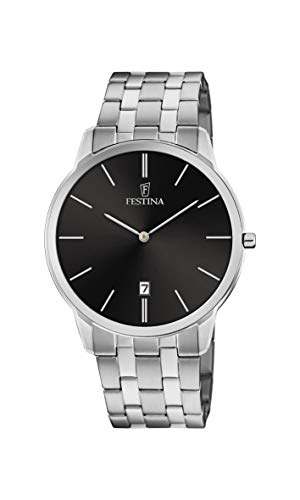 Festina Damen Analog Quarz Uhr mit Edelstahl Armband F6868/3 von Festina