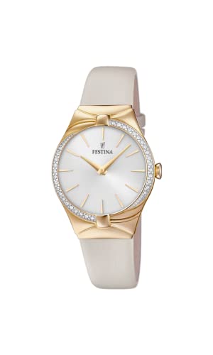 Festina Damen Analog Quarz Uhr mit Leder Armband F20389/1 von Festina