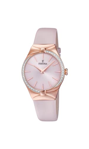 Festina Damen Analog Quarz Uhr mit Leder Armband F20390/1 von Festina