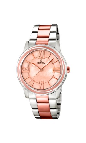 Festina Damen-Armbanduhr Analog Quarz Edelstahl F16723/2 von Festina