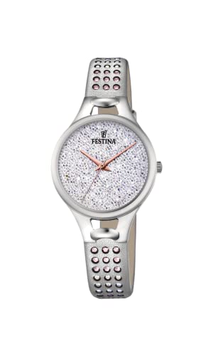 Festina Damen Analog Quarz Uhr mit Leder Armband F20407/1 von Festina