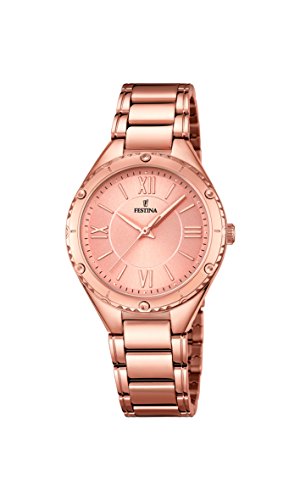 Festina Damen-Armbanduhr Journees Analog Quarz Edelstahl beschichtet F16922/2 von Festina