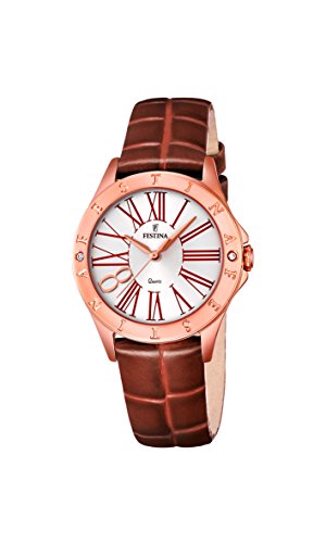 Festina Damen-Armbanduhr Journees Analog Quarz Leder F16930/3 von Festina