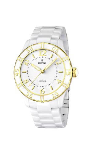 Festina Damen-Armbanduhr Trend Ceramic Analog Quarz Keramik F16633/1 von Festina