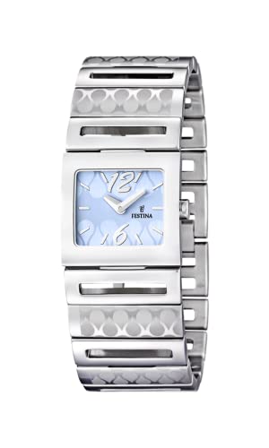 Festina Damen-Armbanduhr XS Analog Quarz Edelstahl F16555/3 von Festina