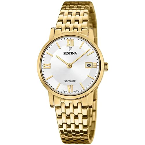 Festina F20021/1 Ladies Gold Swiss Made Watch von Festina