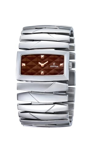 Festina Damen Uhr analog Quarzwerk mit Edelstahl Armband F16771/3 von Festina