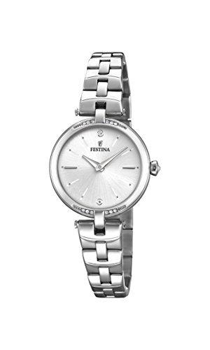 Festina Damen Analog Quarz Uhr mit Edelstahl Armband F20307/1 von Festina