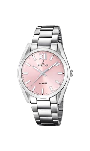 Festina Damen Analog Quarz Uhr mit Edelstahl Armband F20622/2 von Festina