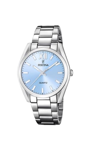 Festina Damen Analog Quarz Uhr mit Edelstahl Armband F20622/3 von Festina