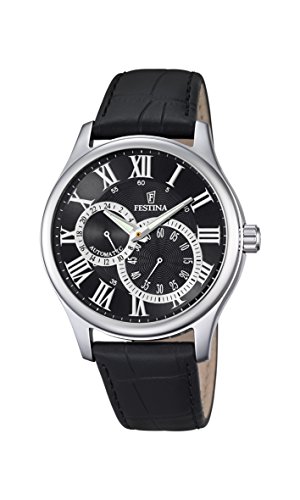Festina Herren Analog Automatik Uhr mit Leder Armband F6848/3 von Festina