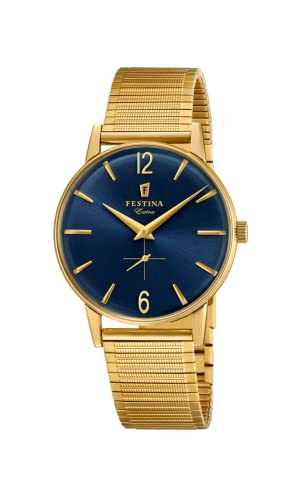 Festina Herren Analog Quarz Uhr mit Edelstahl Armband F20251/4 von Festina