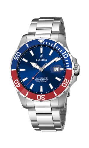 Festina Herren Analog Quarz Uhr mit Edelstahl Armband F20531/5 von Festina