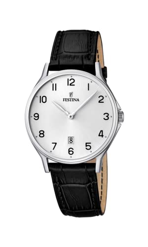 Festina Herren Uhr Klassik Leder Armband von Festina