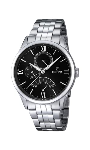 Festina Herren-Armbanduhr Analog Quarz Edelstahl F16822/4 von Festina