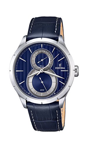 Festina Herren-Armbanduhr Analog Quarz Leder F16892/3 von Festina