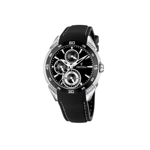 Festina Herren-Armbanduhr XL Analog Quarz Kautschuk F16394/2 von Festina