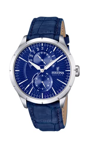 Festina Herren-Armbanduhr Analog Quarz Leder F16573-7 von Festina