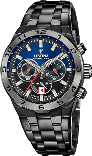 Festina Herrenuhr Chronograph Schwarz/Blau Special Edition F20673/1 von Festina