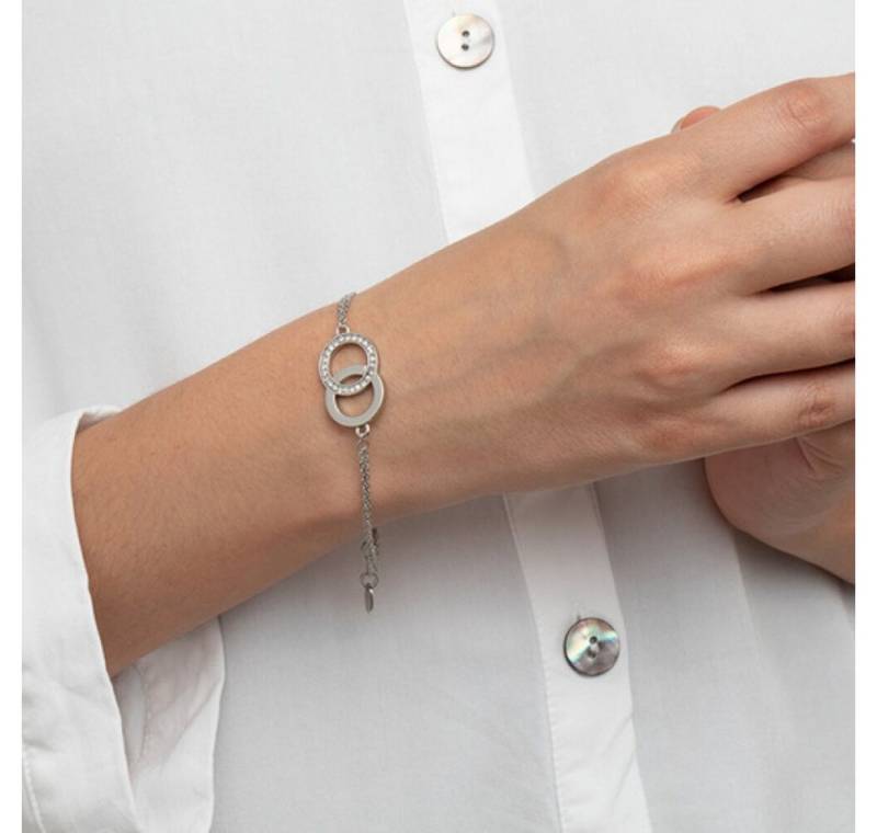 Festina Kette mit Einhänger Stylish steel bracelet with zircons Woman Basic LS1913-2 / 1 von Festina