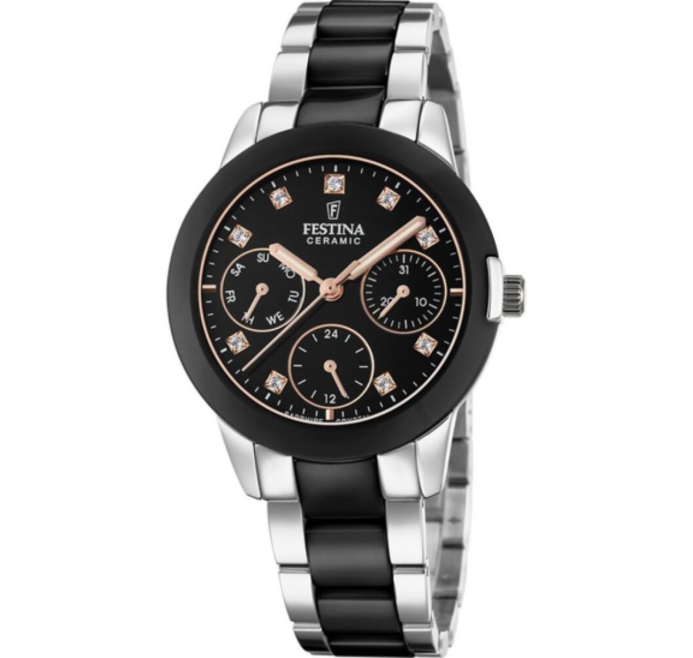 Festina Luxusuhr Damen Analog Quarz Uhr mit Edelstahl Armband F20497/3 Festina Luxusuhr Damen Analog Quarz Uhr mit Edelstahl Armband F20497/3 von Festina