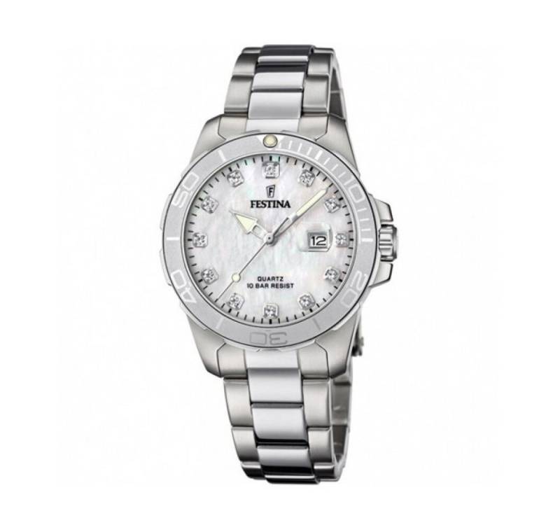 Festina Luxusuhr Festina Damen Analog Quarz Uhr mit Edelstahl Armband F20503/1 von Festina