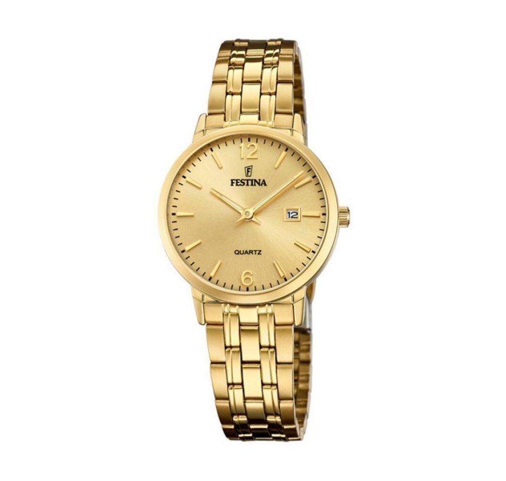 Festina Luxusuhr Herren Analog Quarz Uhr mit Edelstahl Armband F20514/3 von Festina