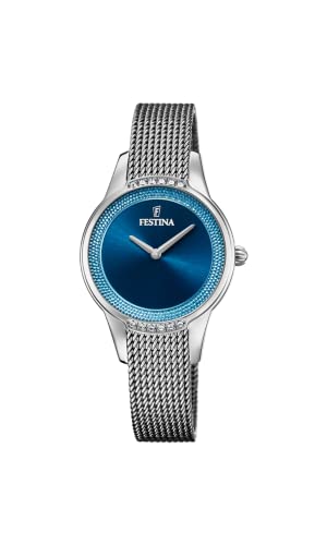 Festina Damen Analog Quarz Uhr mit Edelstahl Armband F20494/2 von Festina