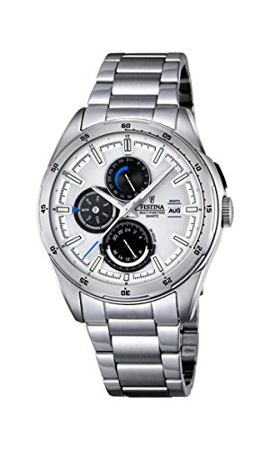 Festina Herren-Armbanduhr Sport Multifunktion Analog Quarz Edelstahl F16876/1 von Festina