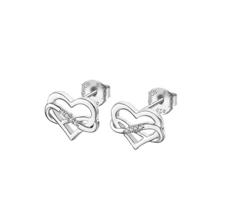 Festina Paar Ohrstecker Romantische Silberohrringe Herz mit unendlichen Momenten LP3307-4 / 1 von Festina