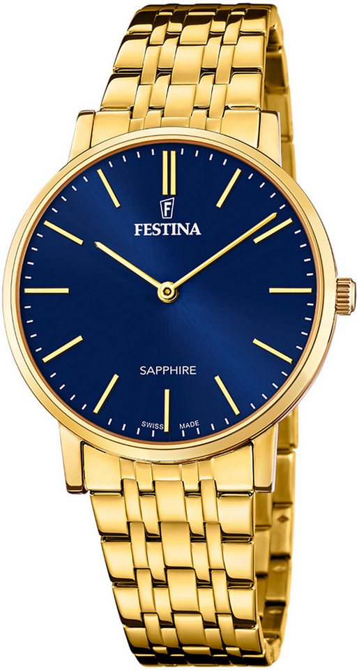 Festina Quarzuhr F20046/4, Armbanduhr, Damenuhr, Herrenuhr, Swiss Made, Edelstahlarmband, analog Festina Quarzuhr F20046/4, Armbanduhr, Damenuhr, Herrenuhr, Swiss Made, Edelstahlarmband, analog von Festina